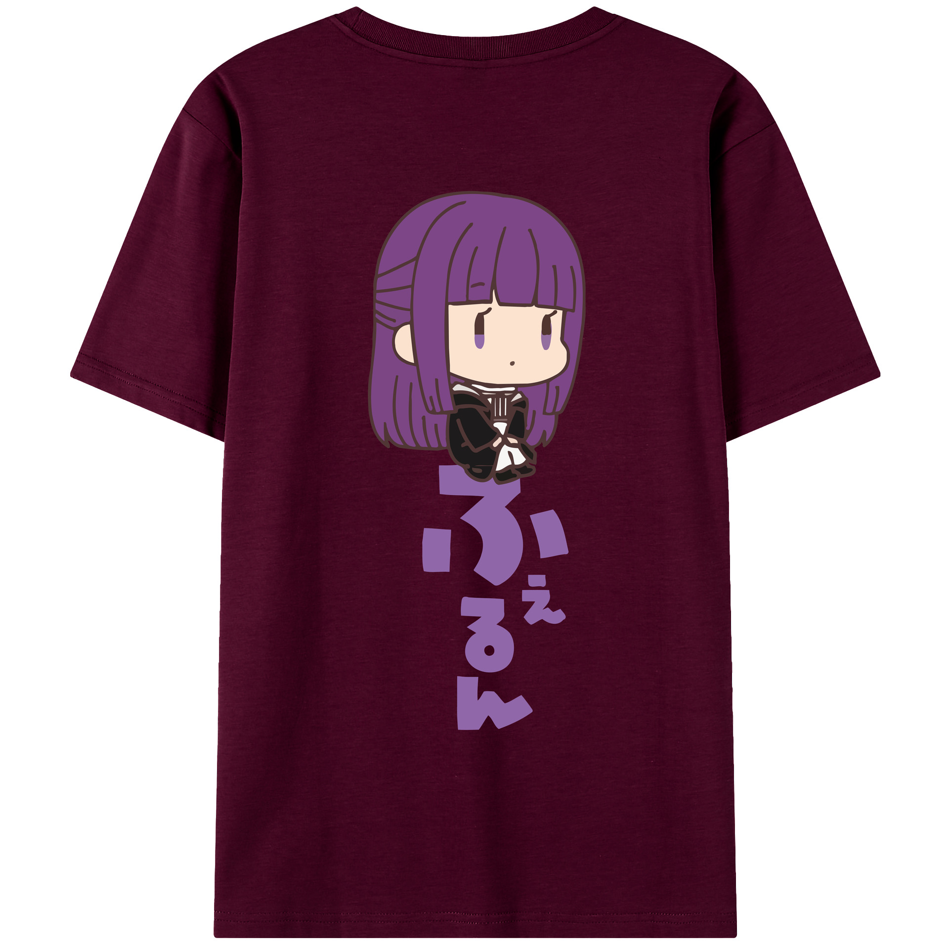 （画像用） 葬送のフリーレン Frieren レディース半袖Tシャツ(バックプリント)